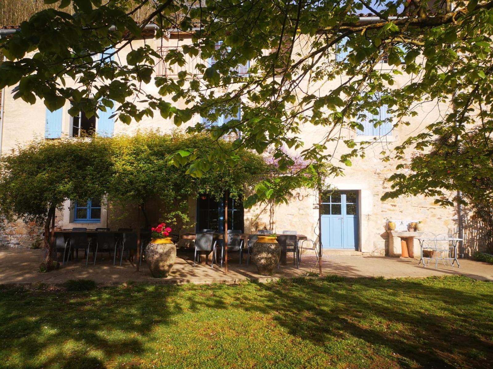 Nabat Le Haut, Chambre Et Table D'Hotes Courniou Bagian luar foto